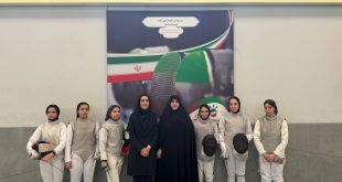 بازدید عضو فراکسیون زنان مجلس از رقابت‌های شمشیربازی بانوان